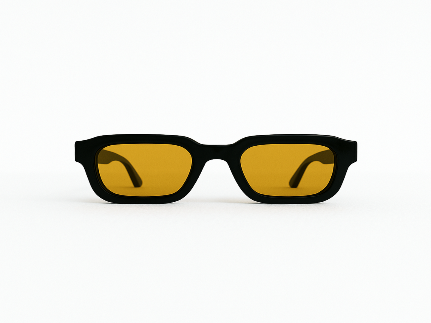 Neon Blaze – Retro Zonnebril met Oranje Glazen